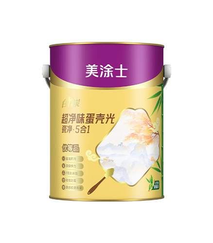 白竹炭超净味蛋壳光墙面漆